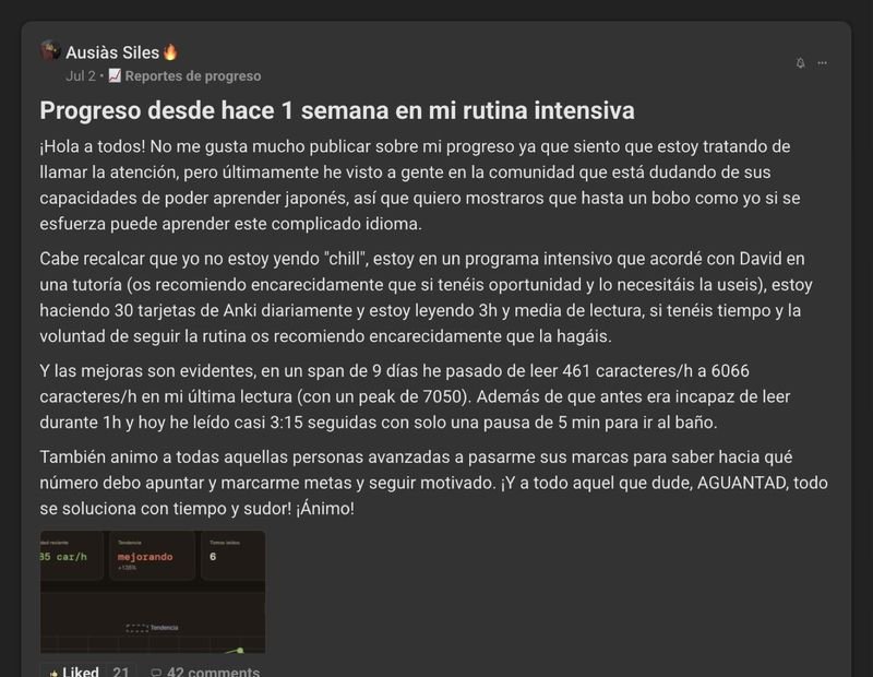 Captura del testimonio de Ausiàs Siles en Skool